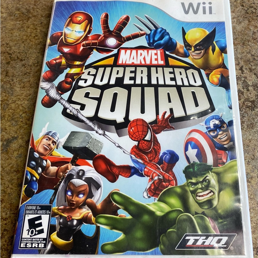 Marvel Super Hero Squad Wii Game – Complete Case & Disc